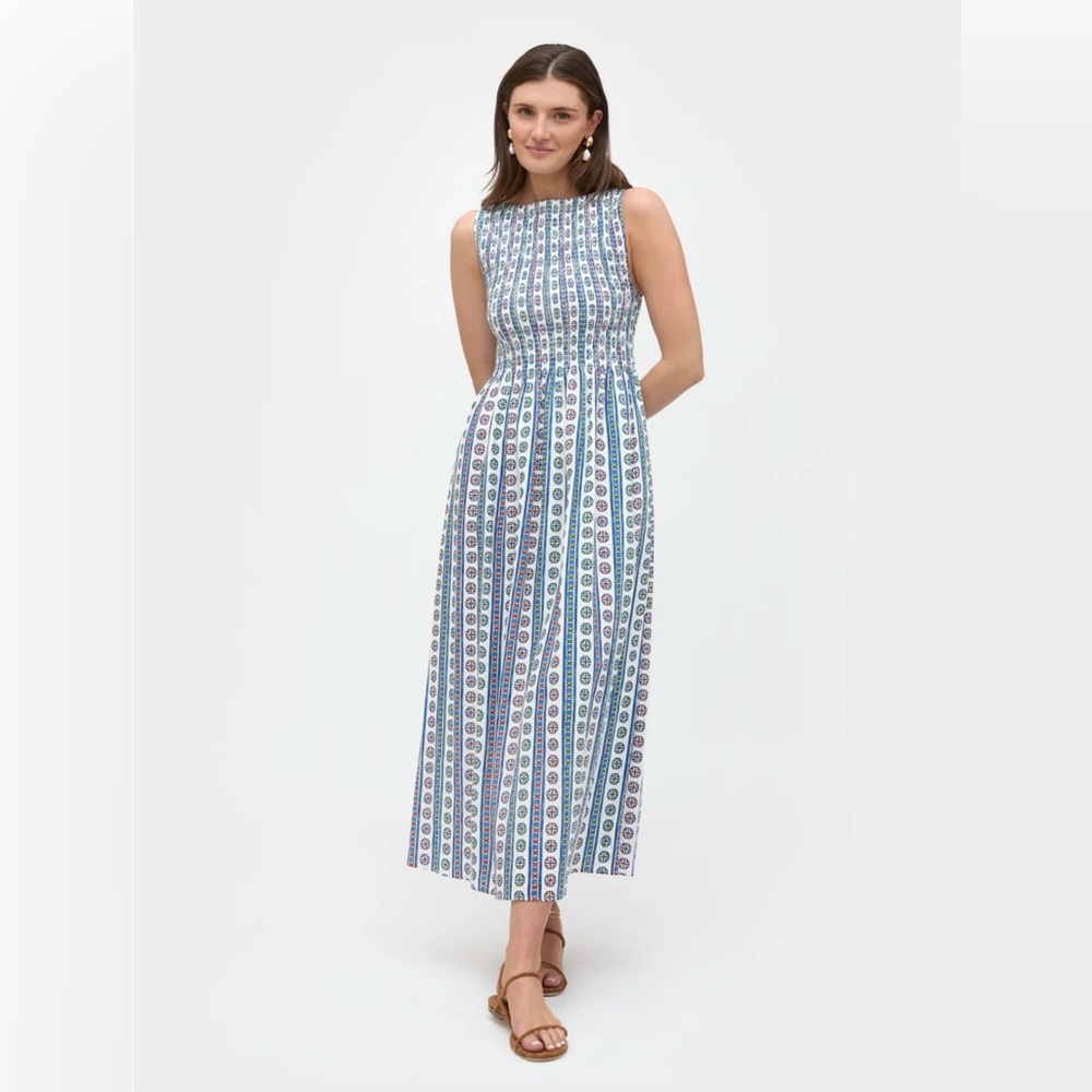 Hill House Cosima block print dress